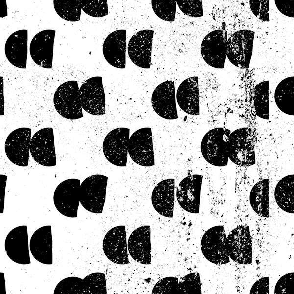 Black textured semicircles