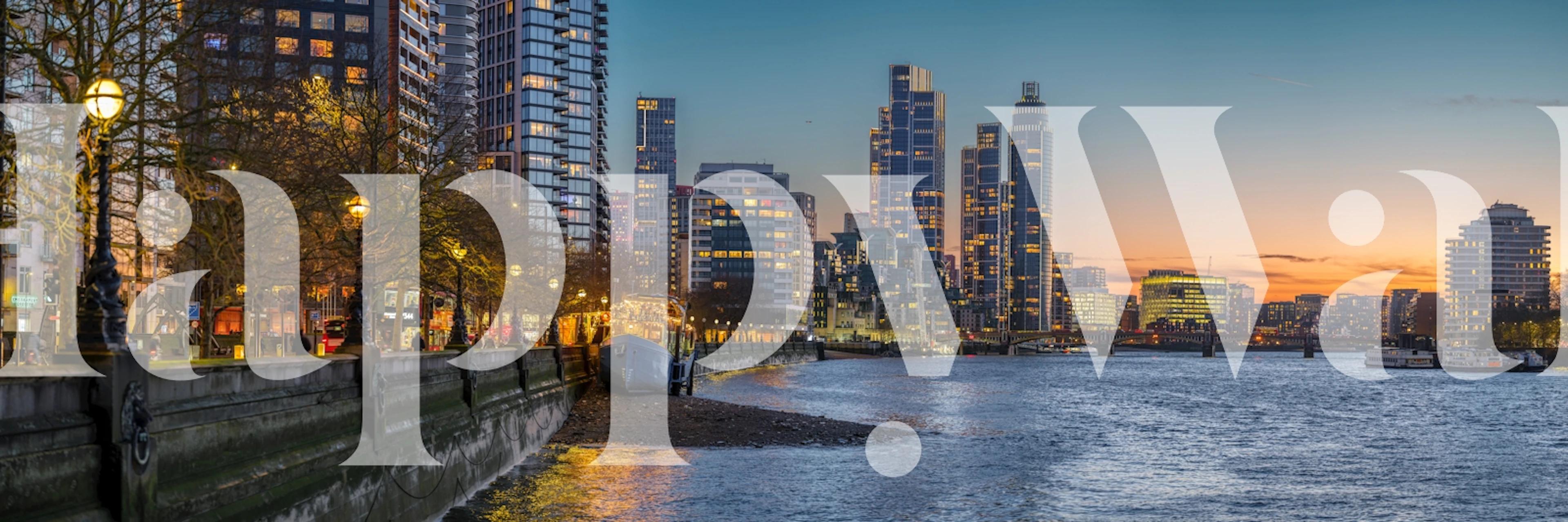 Papier peint Skyline Evening Charm dans une pièce