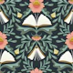 Books disguised as flowers dark