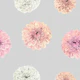 Watercolor Dahlia Pattern
