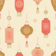 Chinese lanterns Vanilla cream