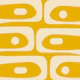 Mid Century Modern Minimalist Mustard Piquet