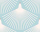 Modern Abstract Bird Light Blue