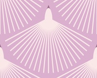 Modern Abstract Bird Lavender wallpaper