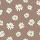 Mocca Mousse Daisy Pattern