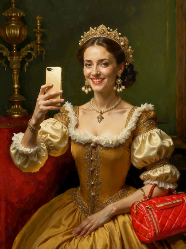 Renaissance Selfie Queen