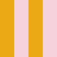 Pink and Yellow Stripes - Wide behang