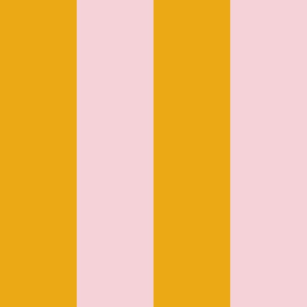 Pink and Yellow Stripes - Wide