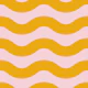 Pink and Yellow Modern Waves 1