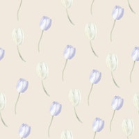 Pastel Tulip Pattern tapete