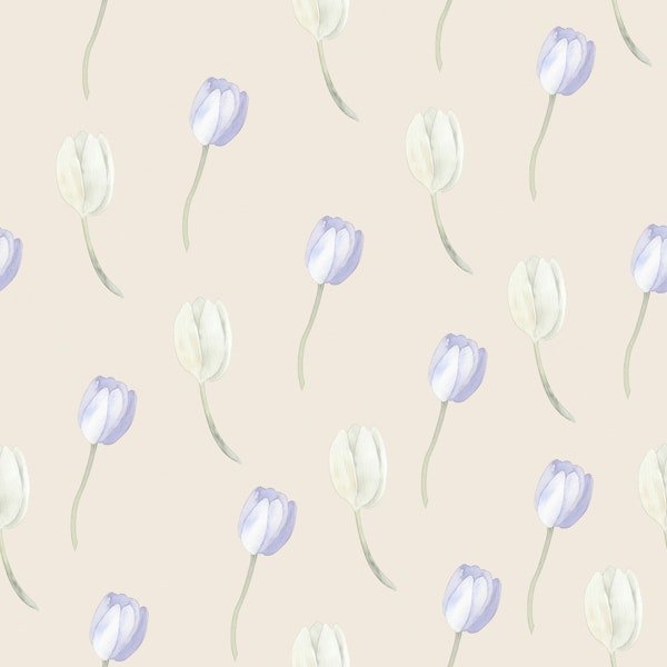 Pastel Tulip Pattern