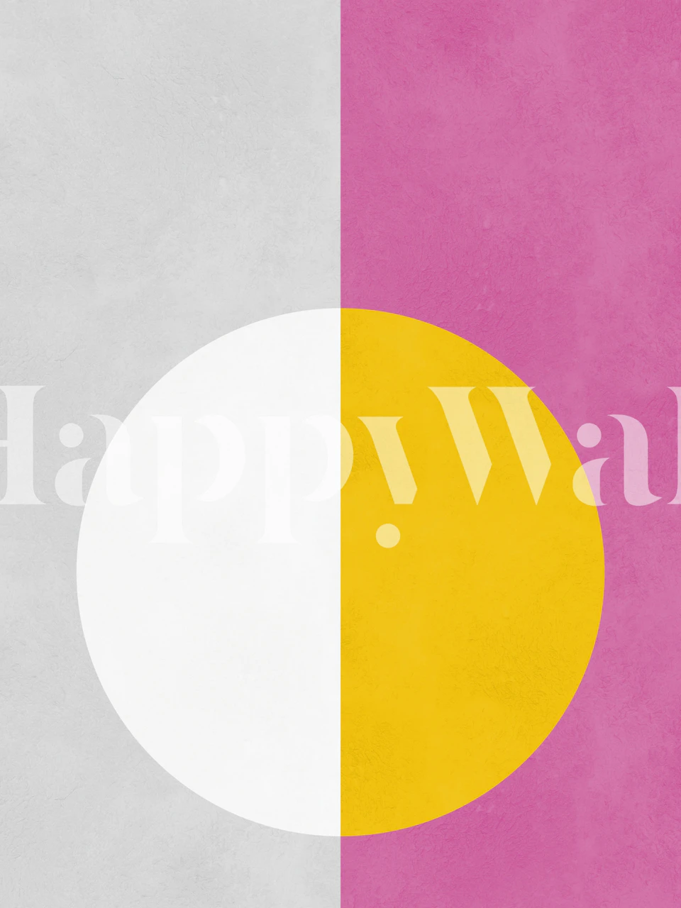 Vibrant Color Collision papel pintado en una habitación