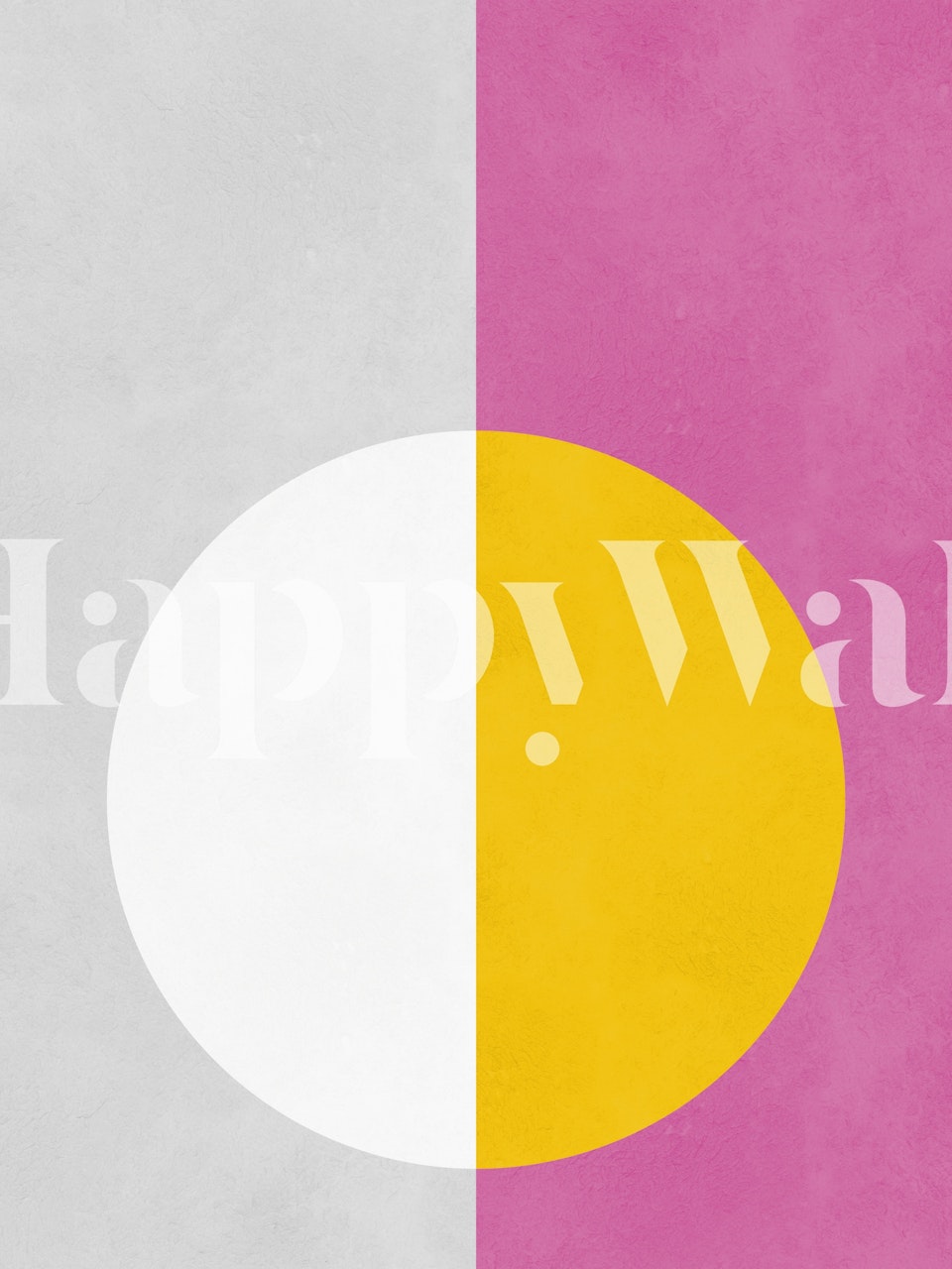Geometric patterns in pink, yellow and gray colors wallpaper