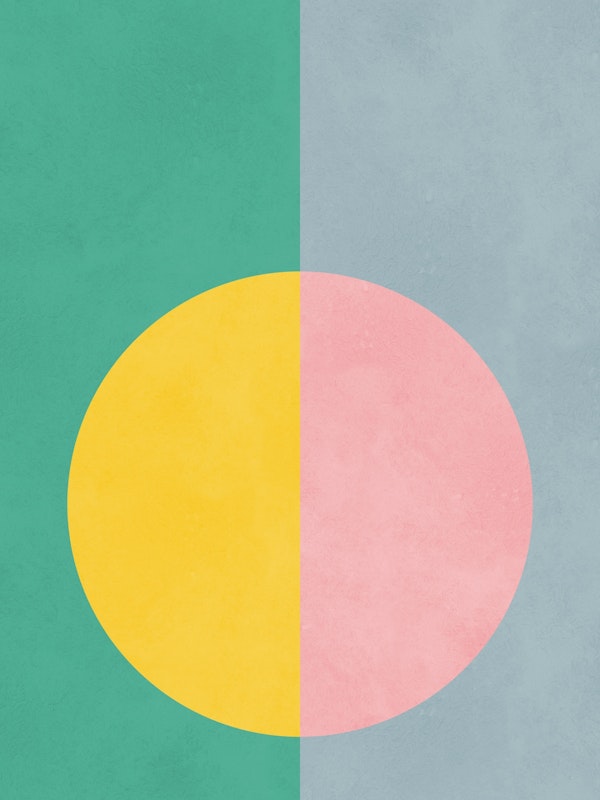 Vibrant Circle Divide