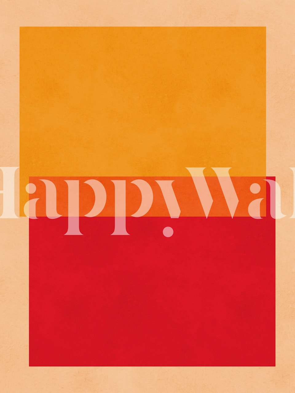 Vibrant abstract art wallpaper in a room