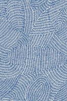 Echo Lines - Monochrome Blue papiers peint