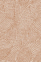 Echo Lines - Monochrome Brown papiers peint