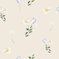 Gentle Floral Pattern tapete