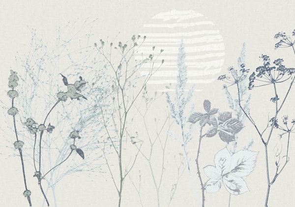 Plant based calming atmosphere soft blue 2