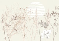 Plant based calming atmosphere earthy tones 2 tapet