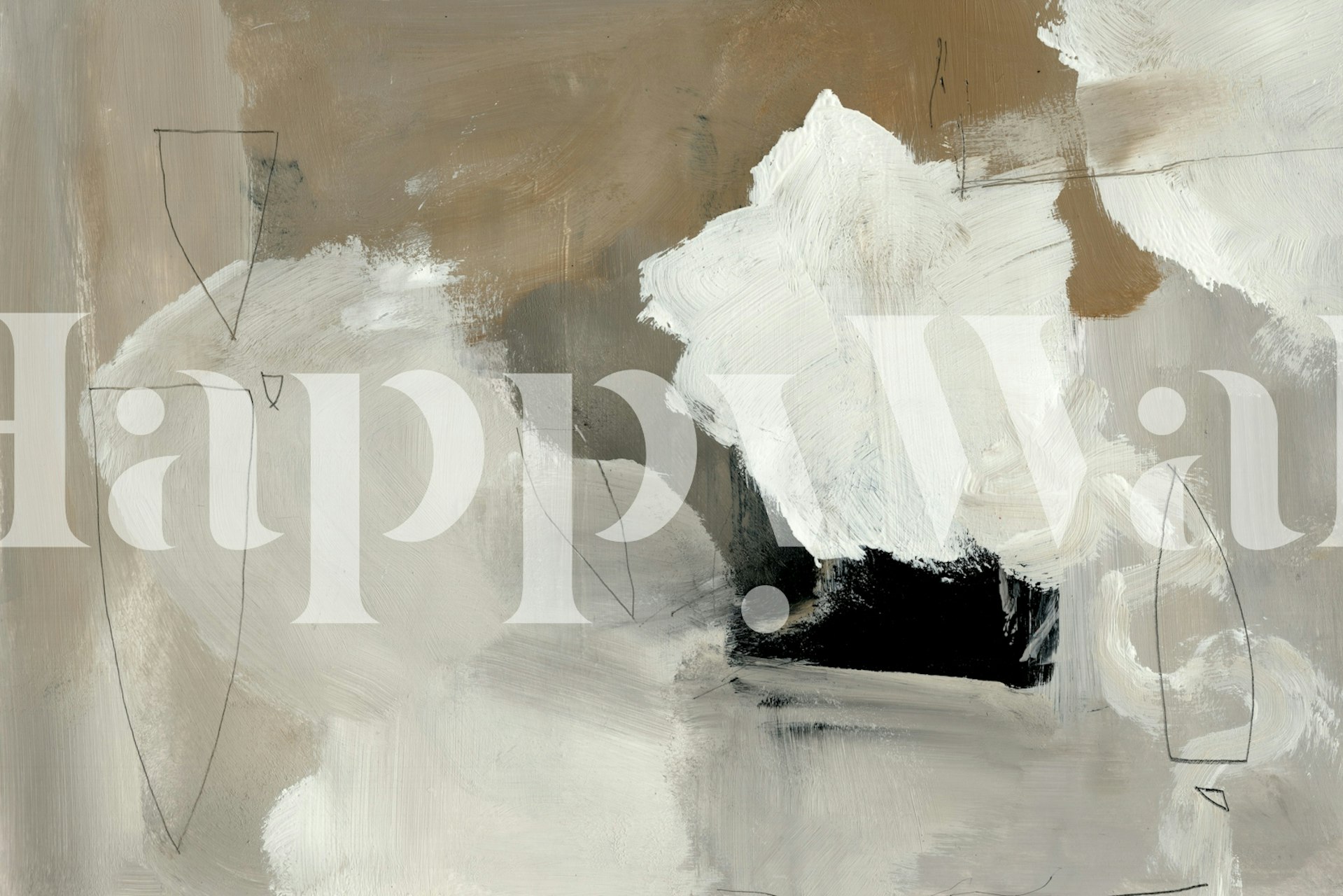 Dolomite wallpaper displayed in a room