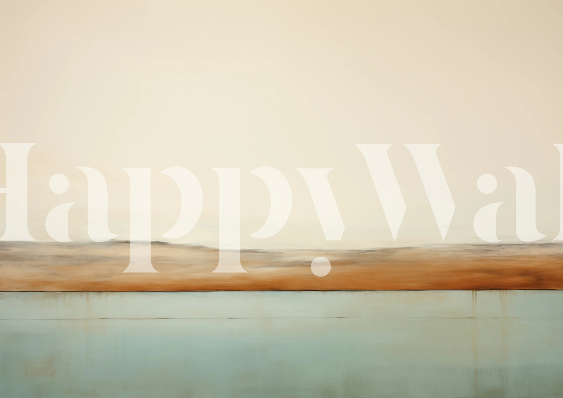 Papel pintado Desert Mirage en una habitación