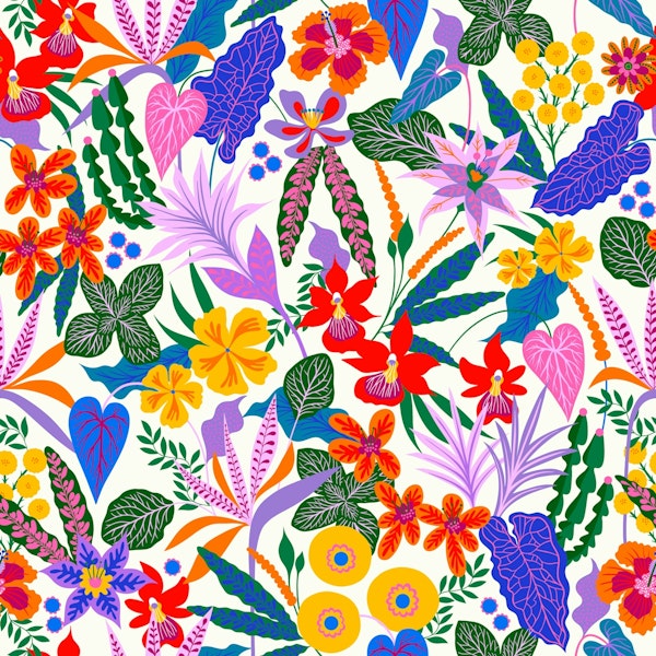 Flower Power Tropical Blooms