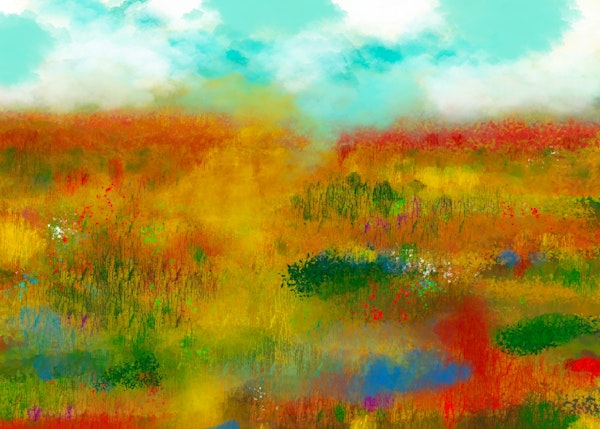 Vibrant Field Serenity