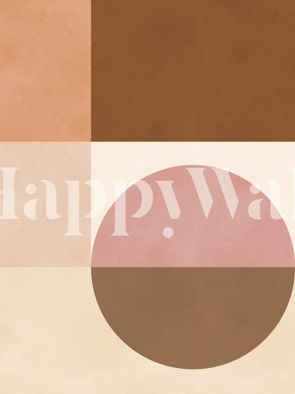 Tapeta Muted Earthy Palette v místnosti