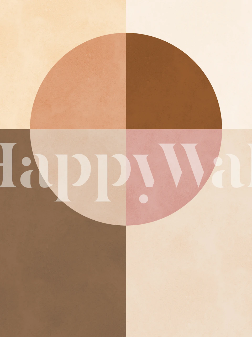 Tapeta Warm Tones Fusion w pomieszczeniu