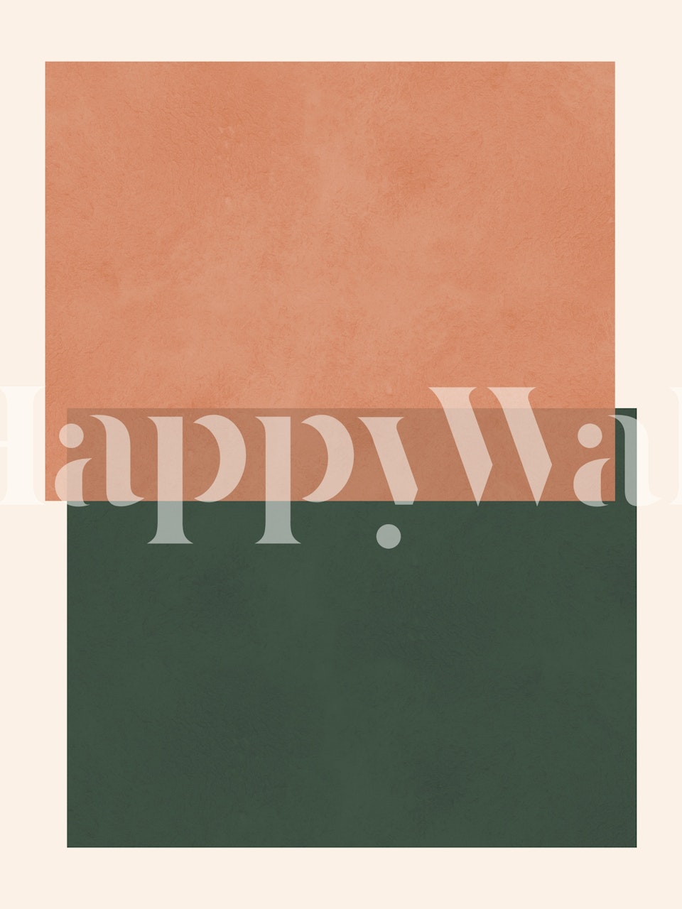 Abstract wallpaper with earthy tones: terracotta, green rectangles on a light background.