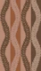Mocha Leafy Stripes