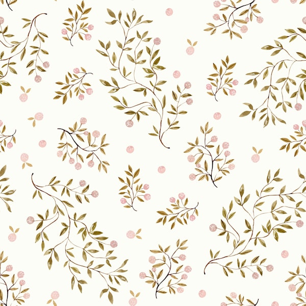 Romantic Watercolor Branches