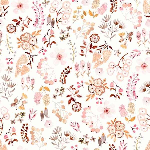 Amelie Watercolor Wallpaper