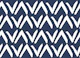 V Shape Chevron | White on Dark Blue Indigo