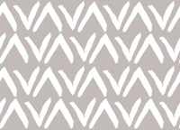 V Shape Chevron | White on Beige tapetit