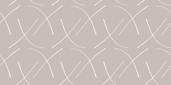 Minimal Elegant Curly Cross | White Beige