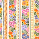 Folk Art Floral Stripes - Light