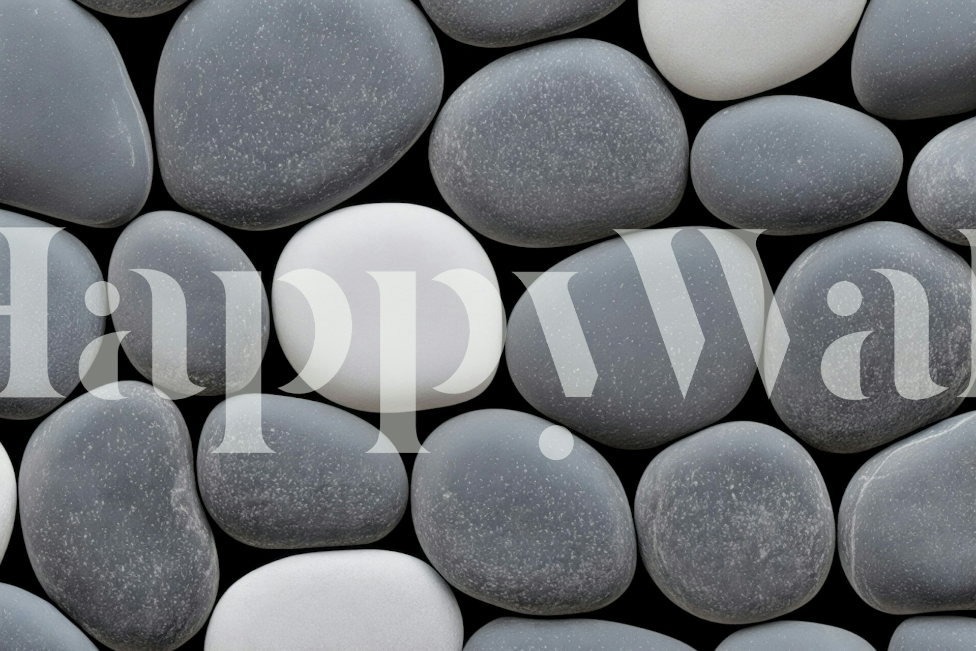 Zen Rock Harmony Pebble tapet i et rum