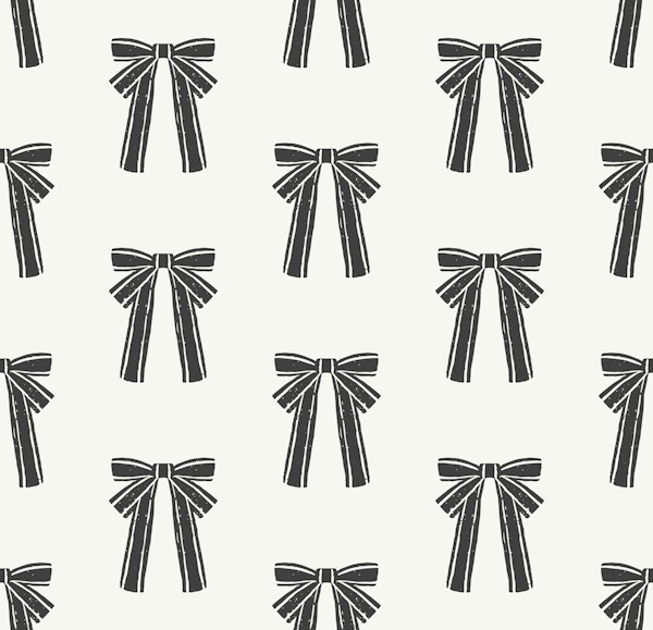 Bow Hand Drawn Wallpaper