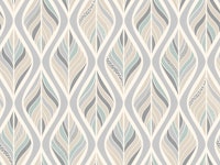 Abstract Boho feathers soft large wallpaper