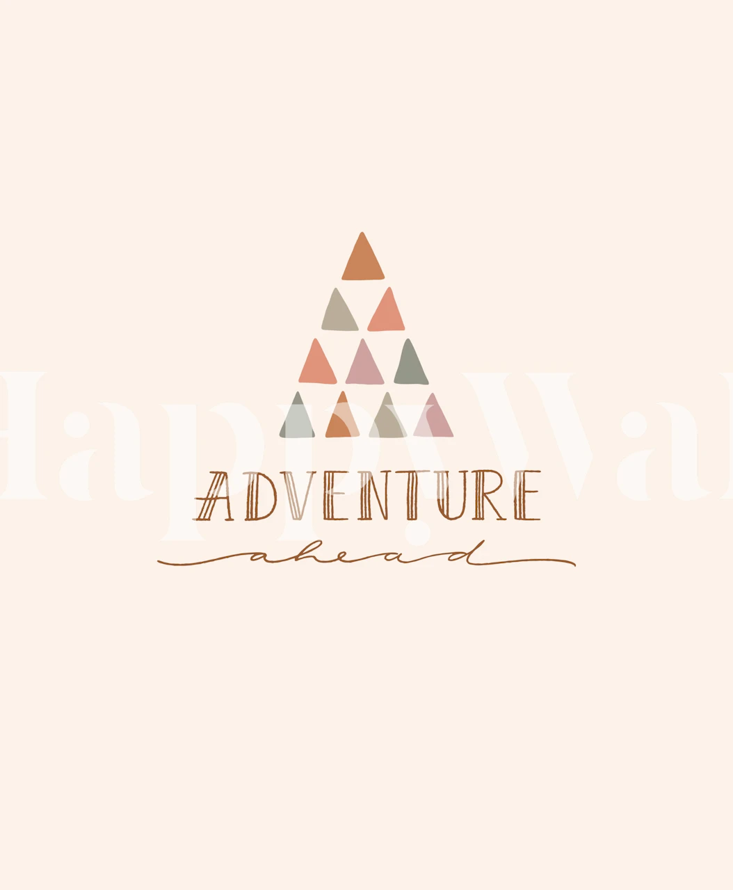 Adventure Ahead Woodland wallpaper design in a room