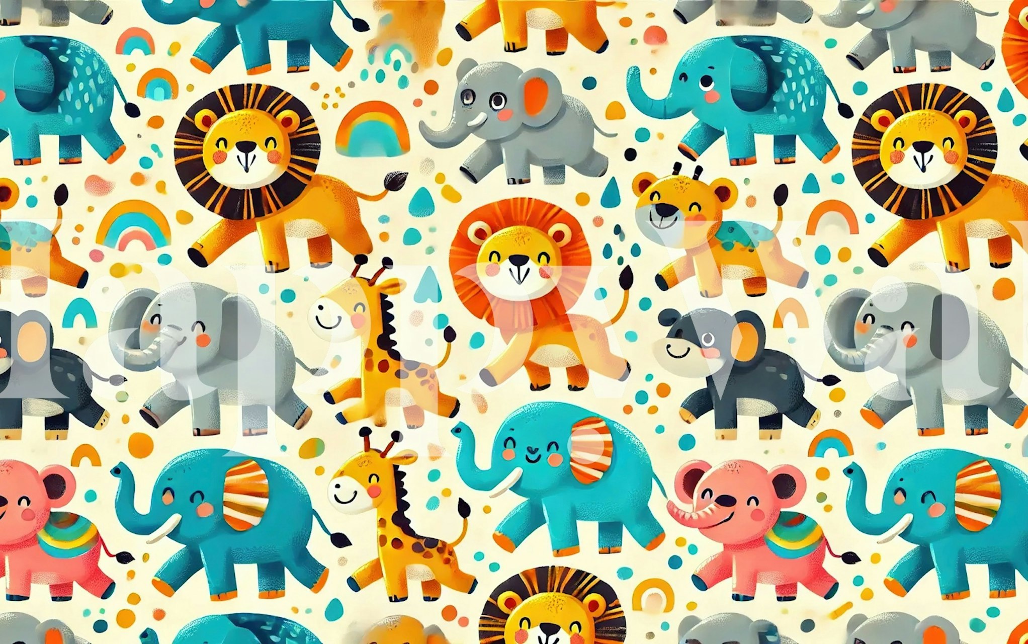 Tapeta Safari Friends Adventure u sobi