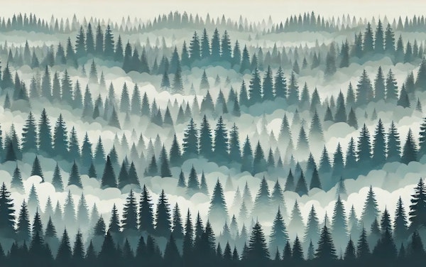 Foggy Woodland Escape