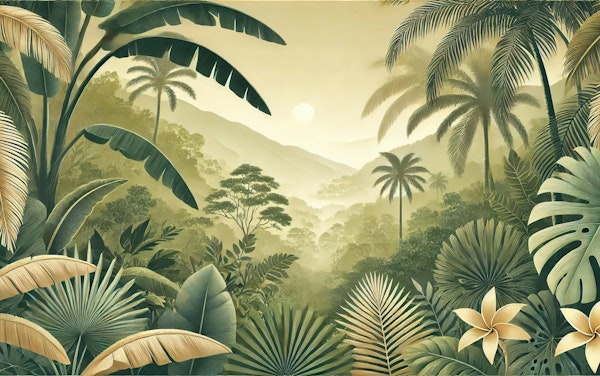 Serene Palm Paradise