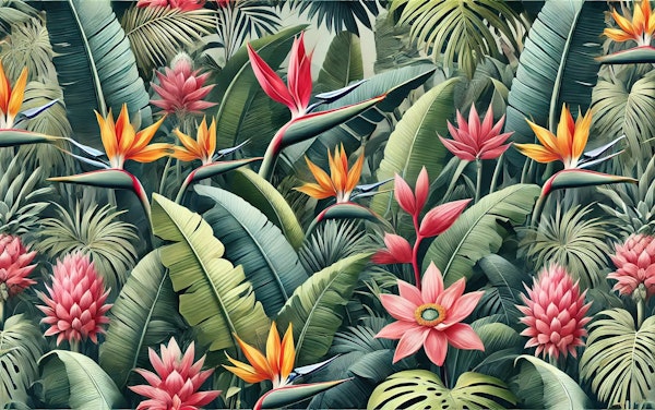 Exotic Jungle Blooms