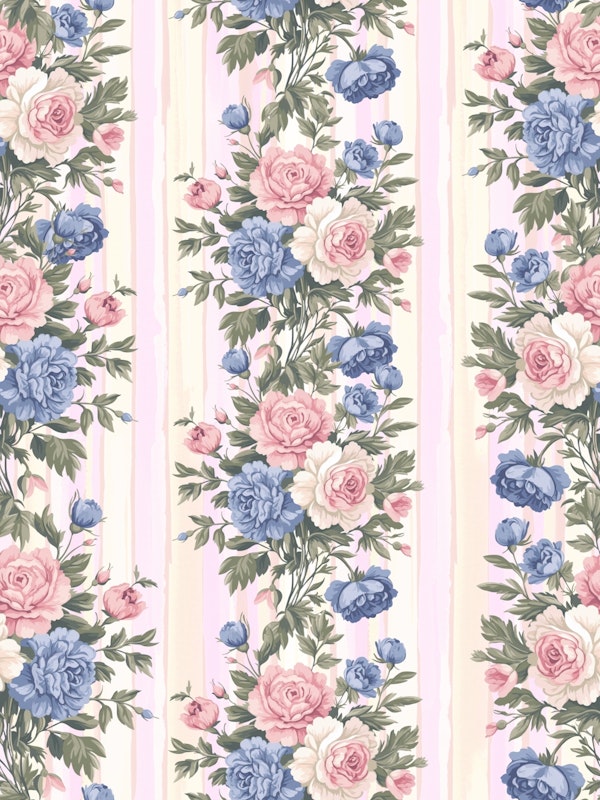 Pastel Flower Columns