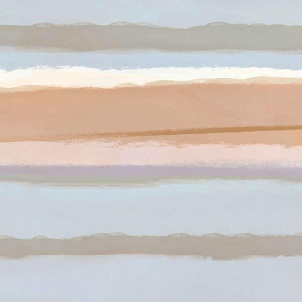 Strips 6A | Soft Pastel Abstract
