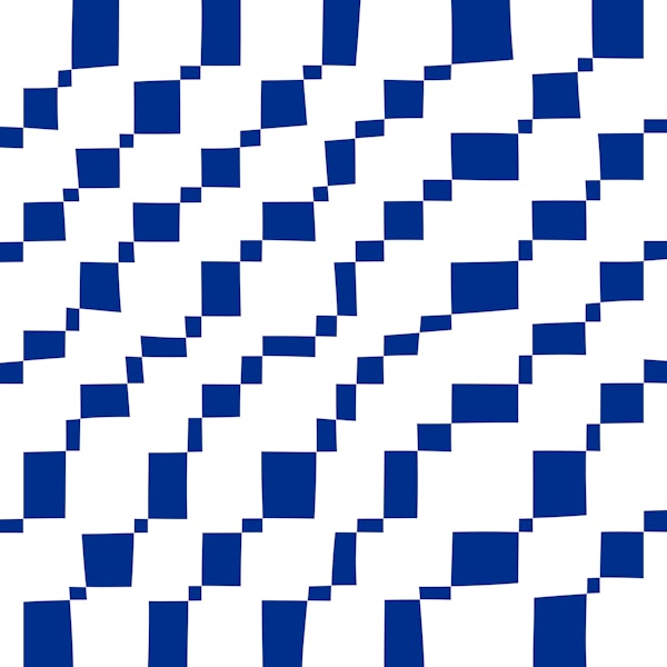 Rectangles 3D | Blue on White