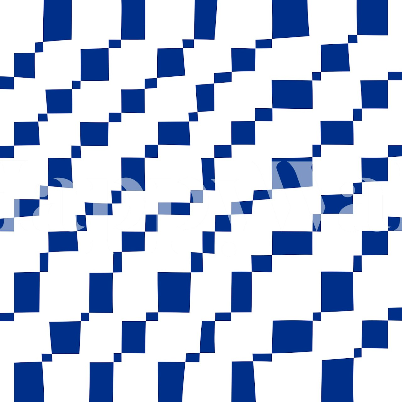 Rectangles 3D wallpaper in a room